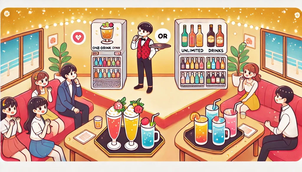 ドリンクバーの料金とワンドリンク制