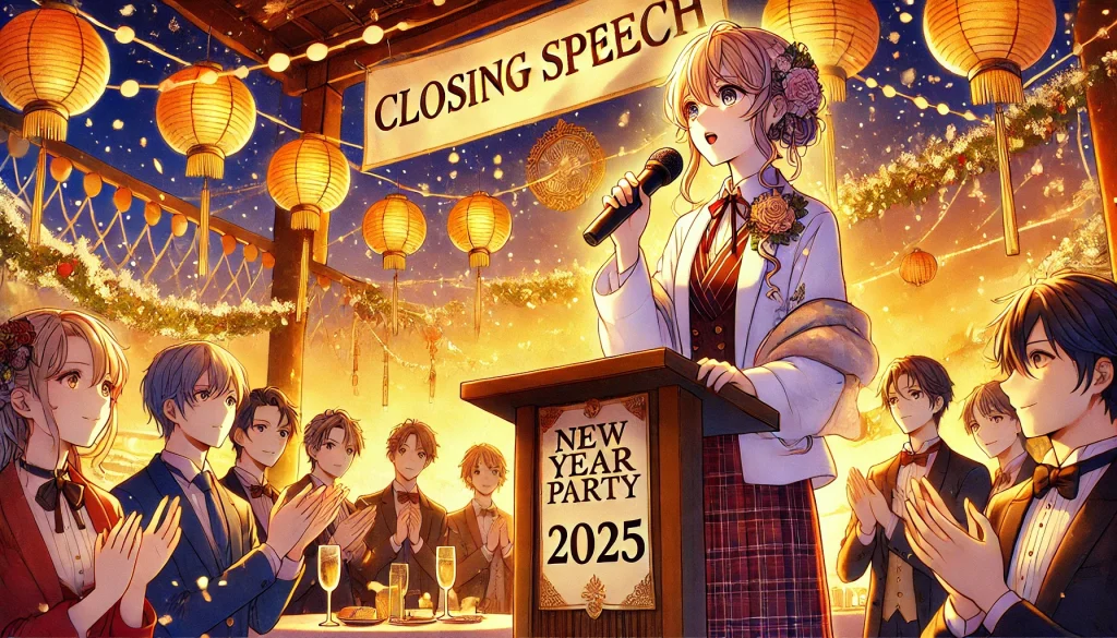 新年会締めの挨拶　例文集（2025年版）