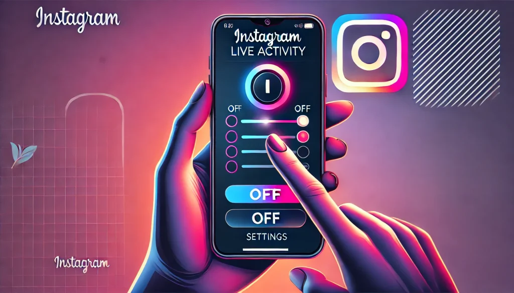 インスタのライブアクティビティをオフにする方法