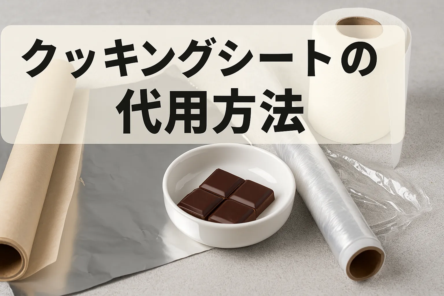 クッキングシート　代用