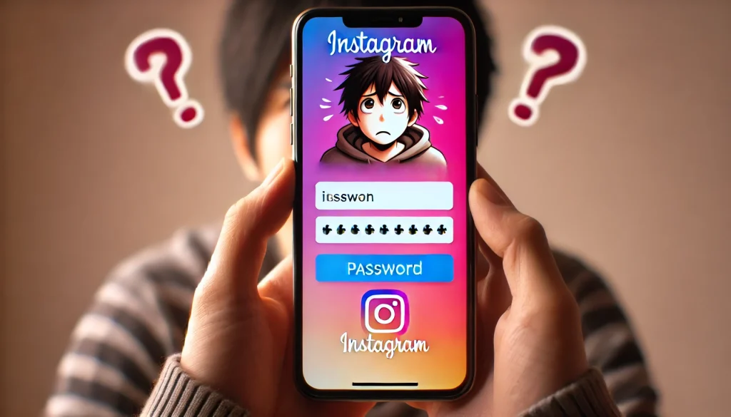 インスタでパスワード忘れた場合の確認方法